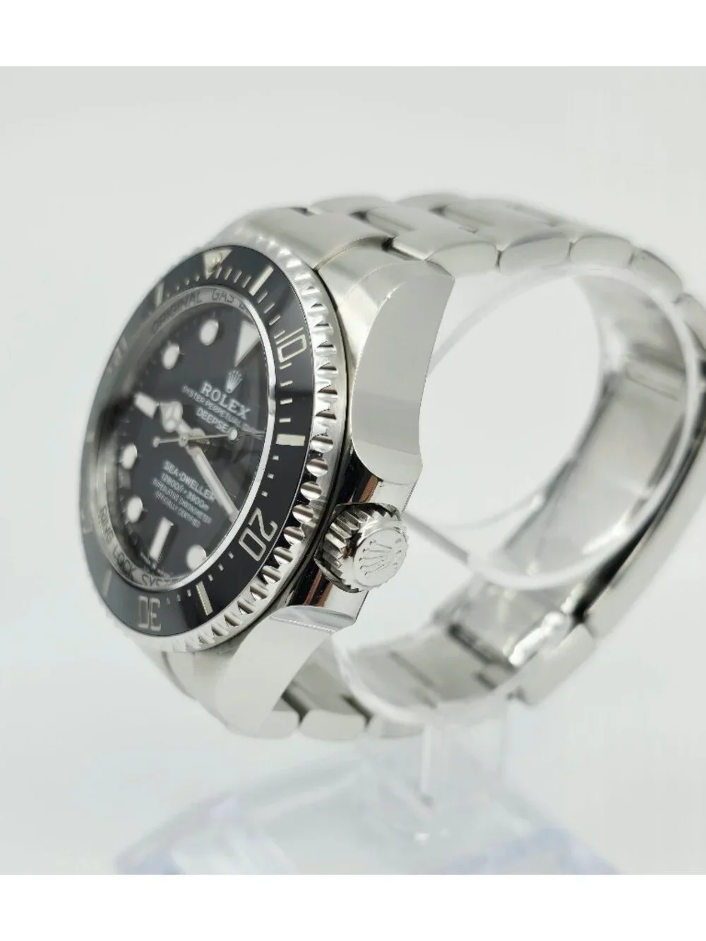 Rolex Sea Dweller Deepsea 44mm Black Dial Stainless Steel Automatic Watch 136660